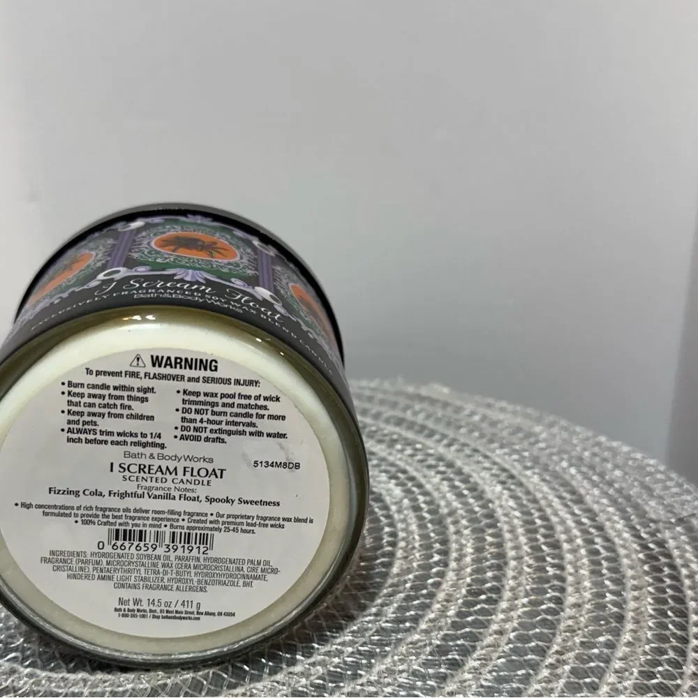 BBW I Scream Float 3 Wick Scented Candle NWT